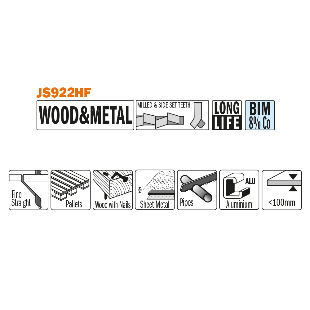 Hoja de sierra para el corte de madera, metal, aluminio